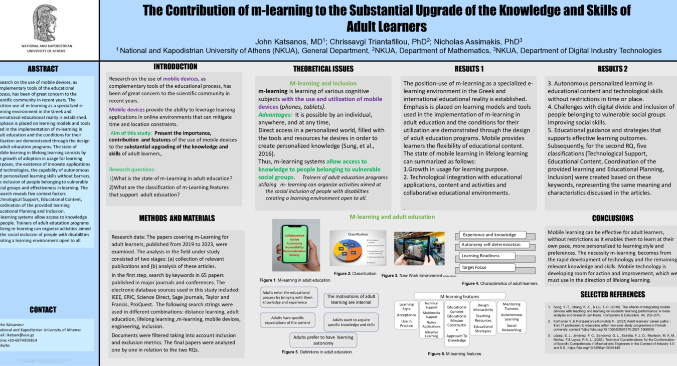 The Contribution of m-learning to the Substantial Upgrade of the Knowledge and Skills of Adult Learners